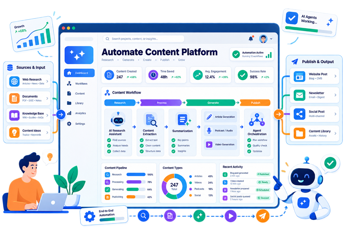 Automate Content Platform